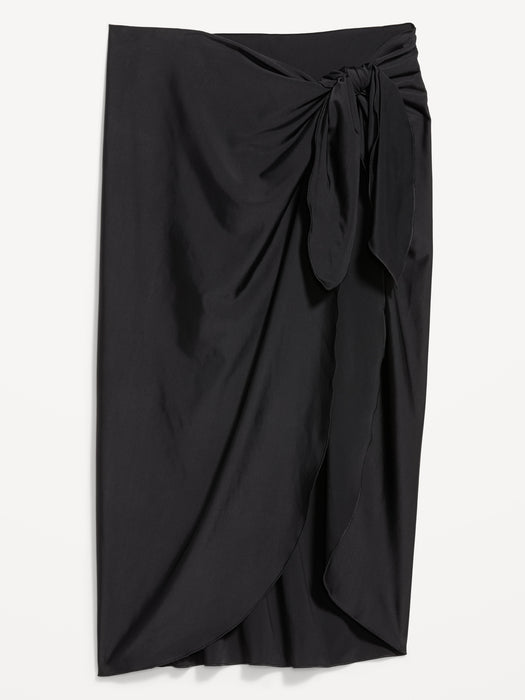 Lightweight Side-Tie Swim Sarong Wrap