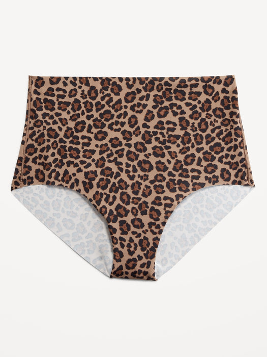 High-Waisted No-Show Brief Underwear