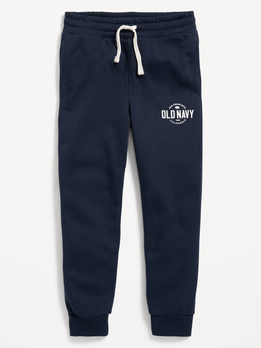 Gender-Neutral Logo-Graphic Jogger Sweatpants for Kids