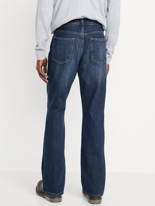 Structured Straight Non-Stretch Jeans