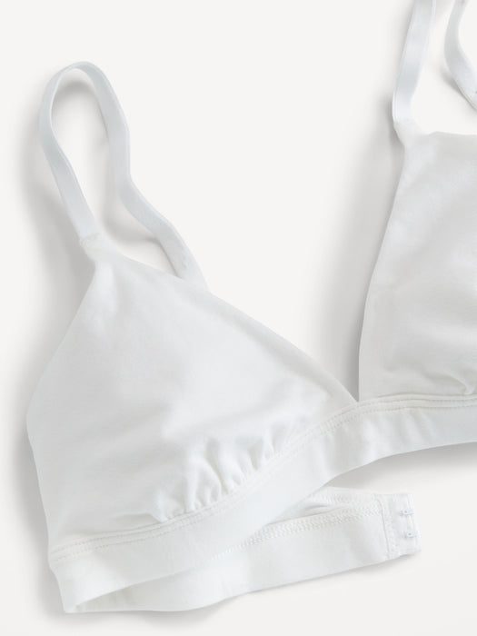 Everyday Cotton Triangle Bralette