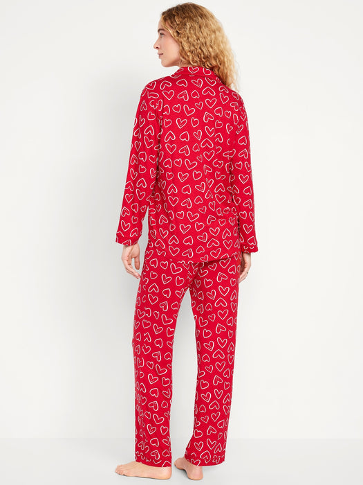 Knit Jersey Pajama Pant Set