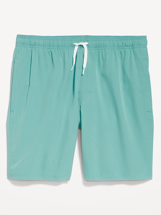 Solid Swim Trunks -- 7-inch inseam