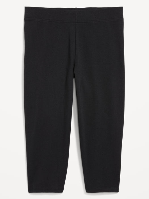 High-Waisted Fashion Layering Capri Legging