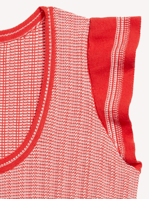 Flutter-Sleeve Sweater