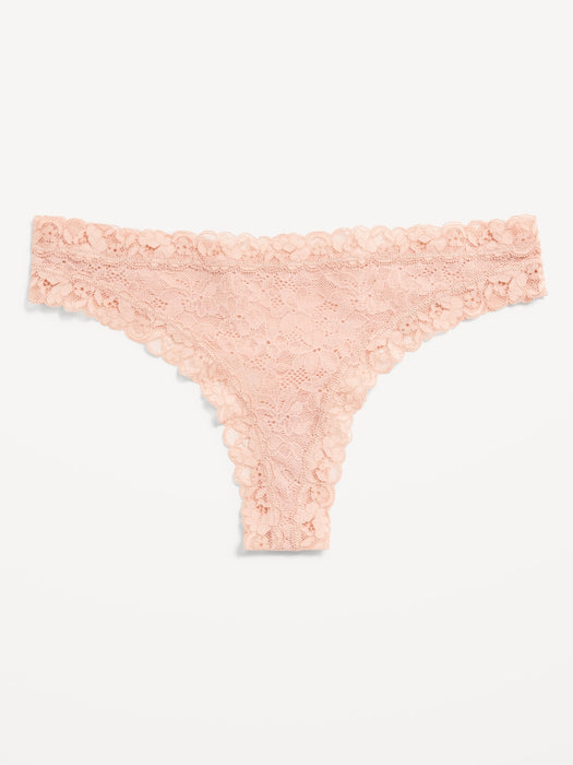 Lace Thong Underwear