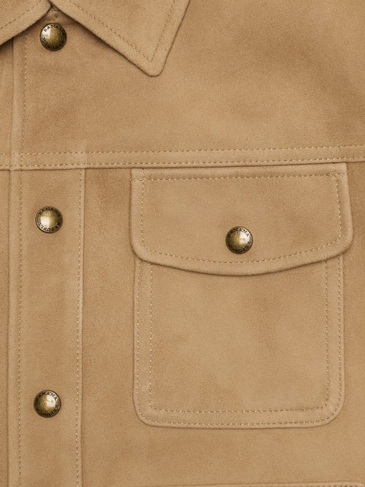 Suede Trucker Jacket