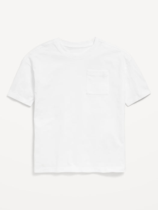 Oversized Kurzarm-T-Shirt mit Tasche für Jungen