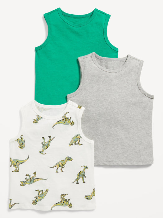 Tank Top 3-Pack for Toddler Boys