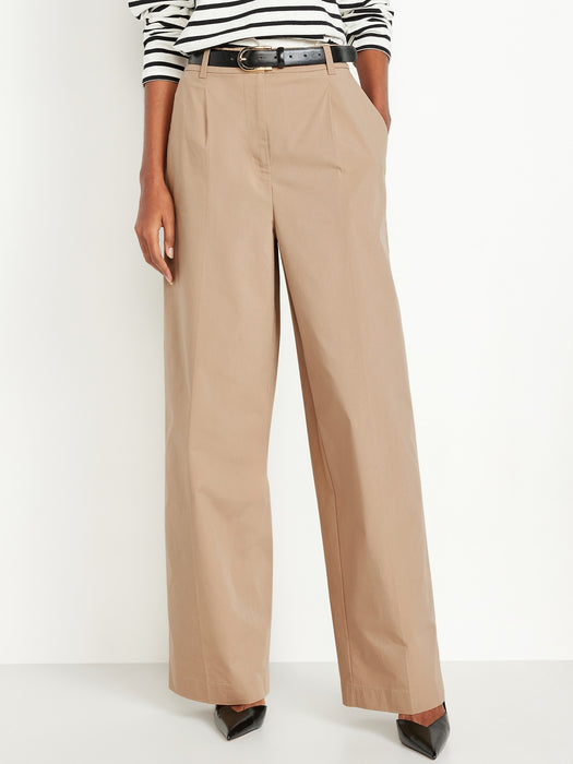 Extra High-Waisted Taylor Super Wide-Leg Trouser Pants