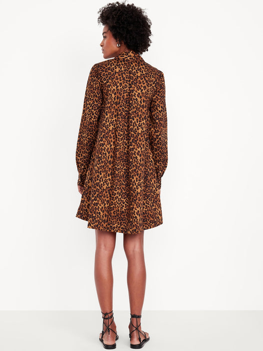 Loose Mini Shirt Dress