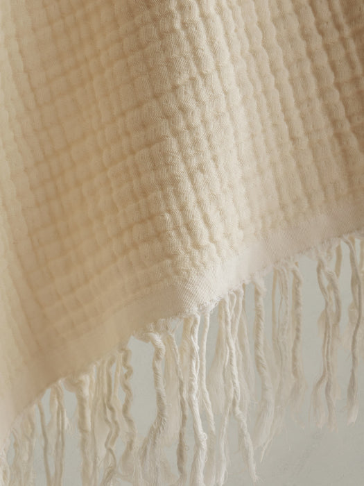 Cotton Gauze Reversible Throw