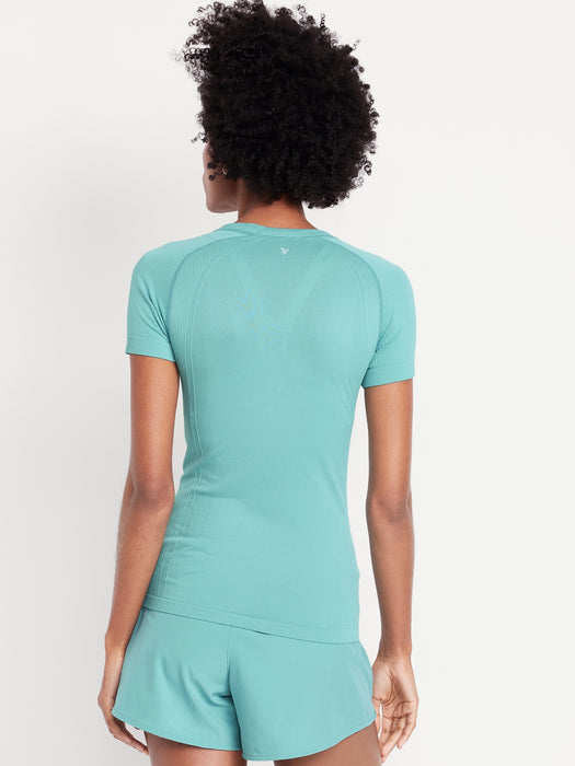 Fluid Seamless Fitted T-Shirt