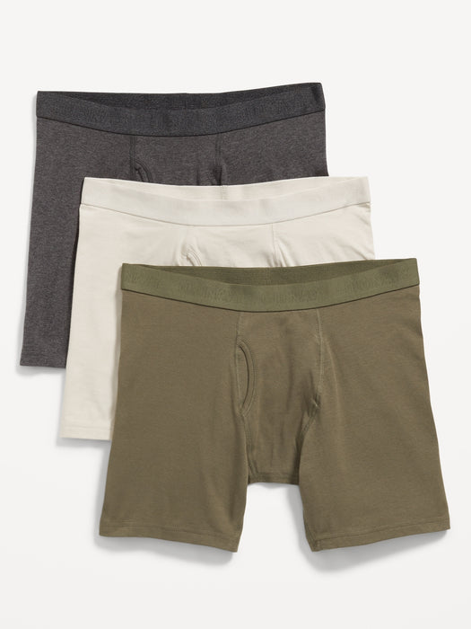 3-Pack Soft-Washed Boxer-Briefs -- 6.25-inch inseam