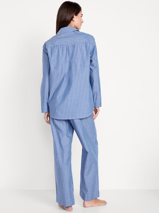 Poplin Pajama Pant Set