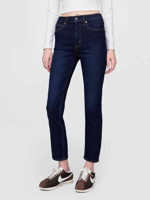 High Rise Vintage Slim Jeans