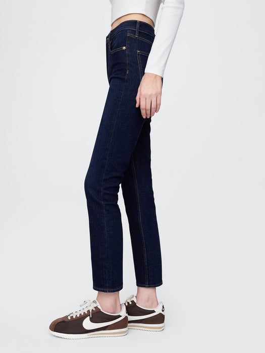 High-Rise Vintage Slim Jeans