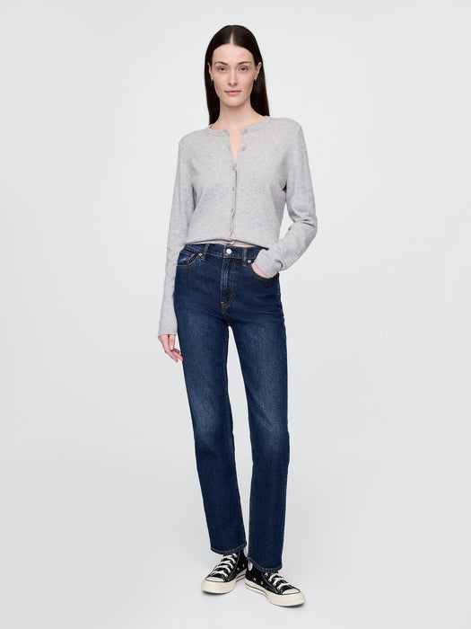 High Rise '90s Slim Straight Jeans