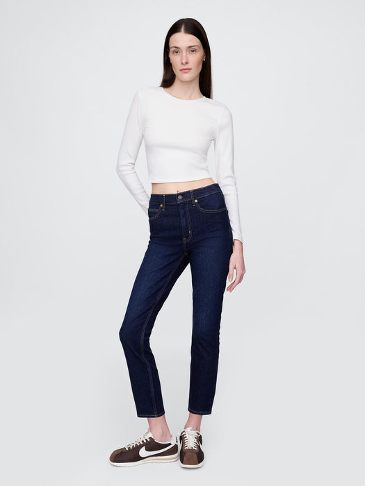 High-Rise Vintage Slim Jeans