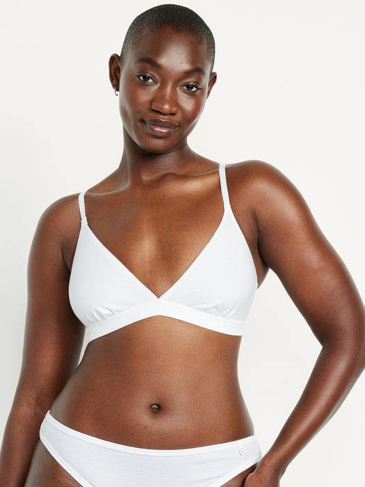 Everyday Cotton Triangle Bralette