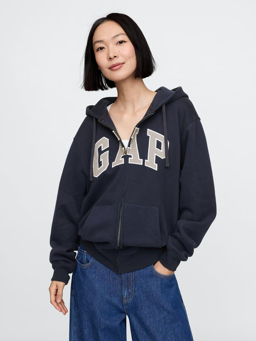 Adult VintageSoft Arch Logo Zip Hoodie