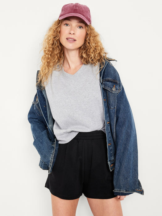 Extra High-Waisted SoComfy Sweat Shorts -- 3-inch inseam