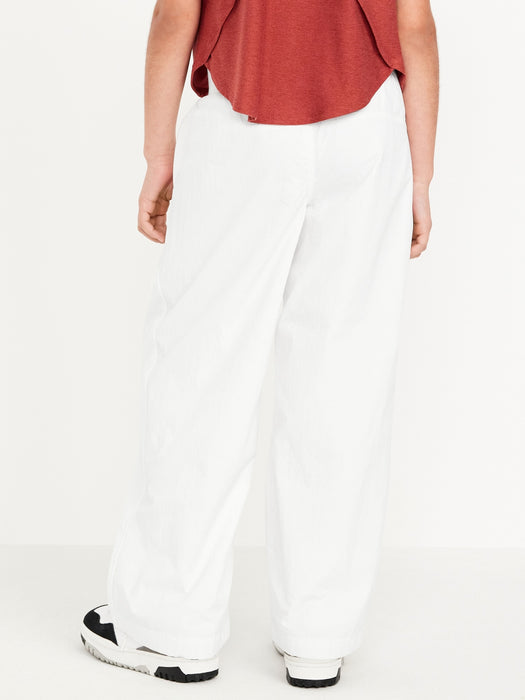 High-Waisted Crinkle Wide-Leg Pants for Girls