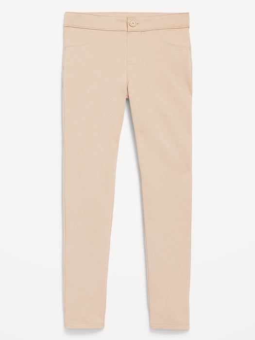 School Uniform Ponte-Knit Jeggings for Girls
