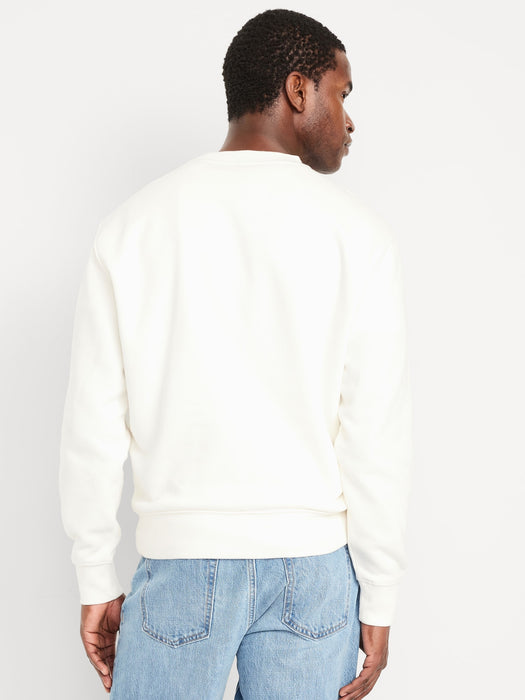 Loose Graphic Rotation Crew-Neck Sweatshirt