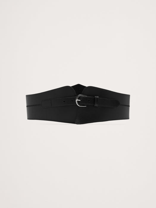 Leather Corset Waist Belt