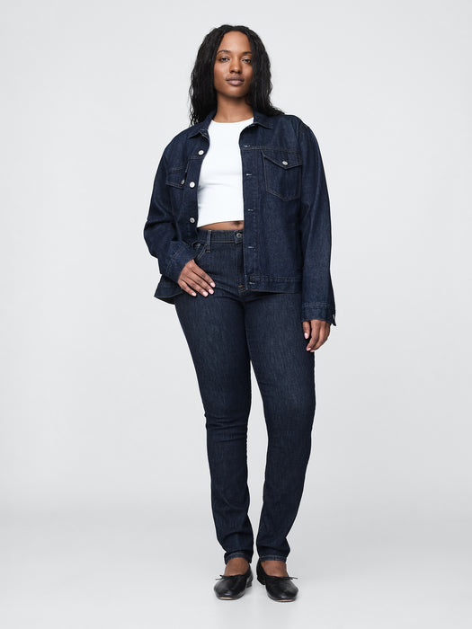 High-Rise True Skinny Jeans