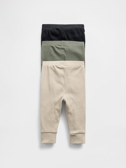Baby First Favorites TinyRib Pants (3-Pack)