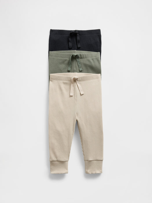 Baby First Favorites TinyRib Pants (3-Pack)