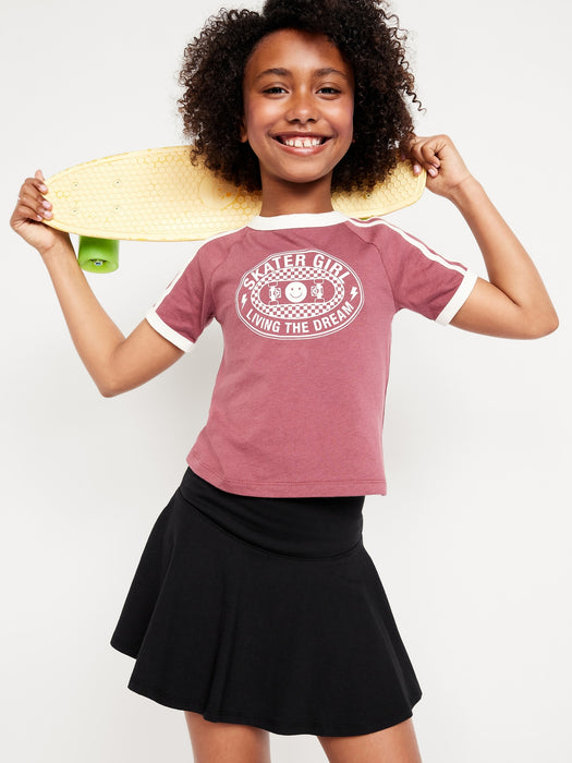 High-Waisted Skort for Girls