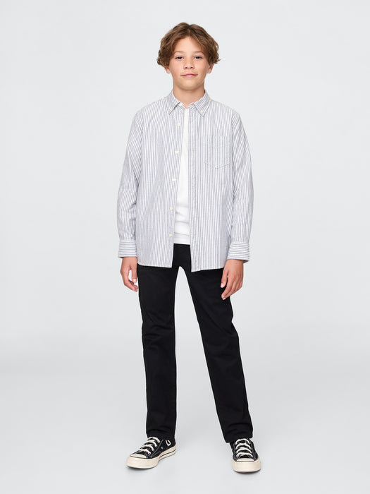 Kids Uniform Straight-Fit Stretch Khakis