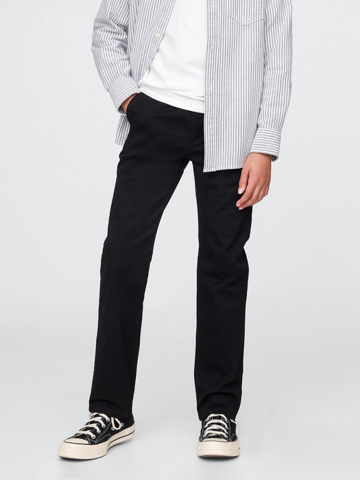Kids Uniform Straight-Fit Stretch Khakis