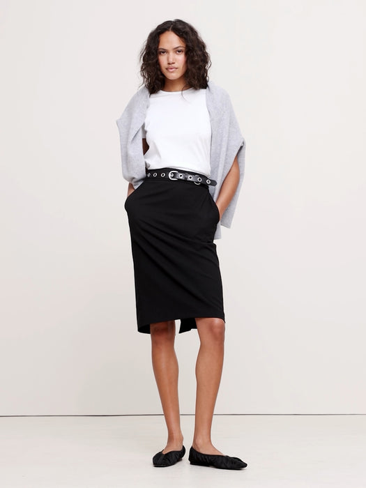 Siena Wool Pencil Skirt