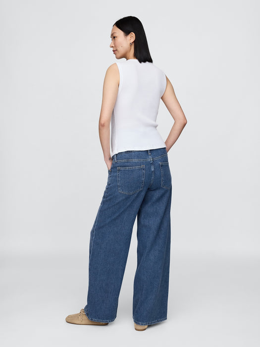 Maternity UltraSoft Full-Panel Baggy Jeans