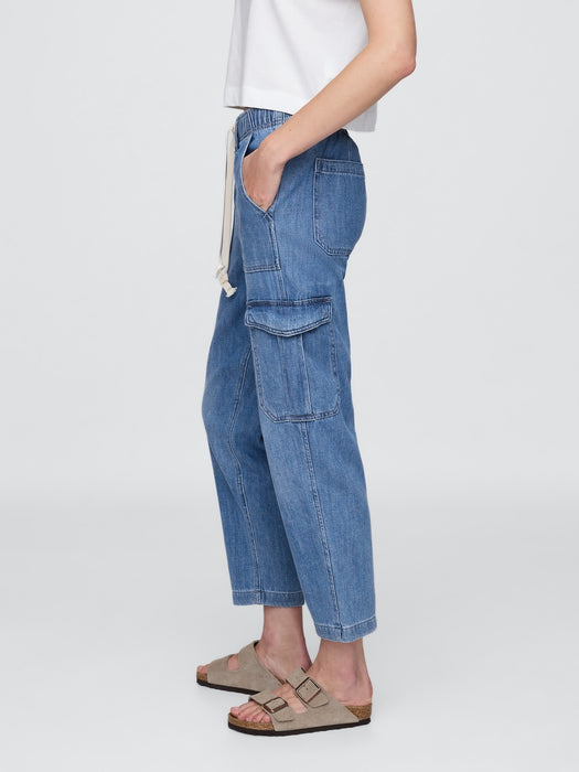 Denim Easy Cargo Joggers