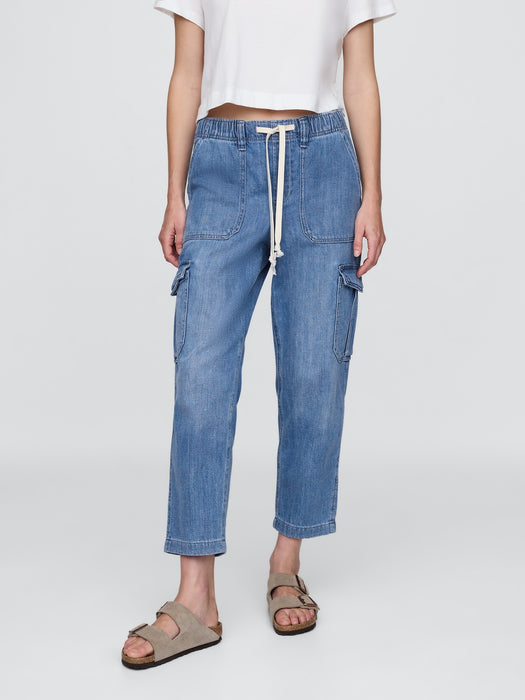 Denim Easy Cargo Joggers