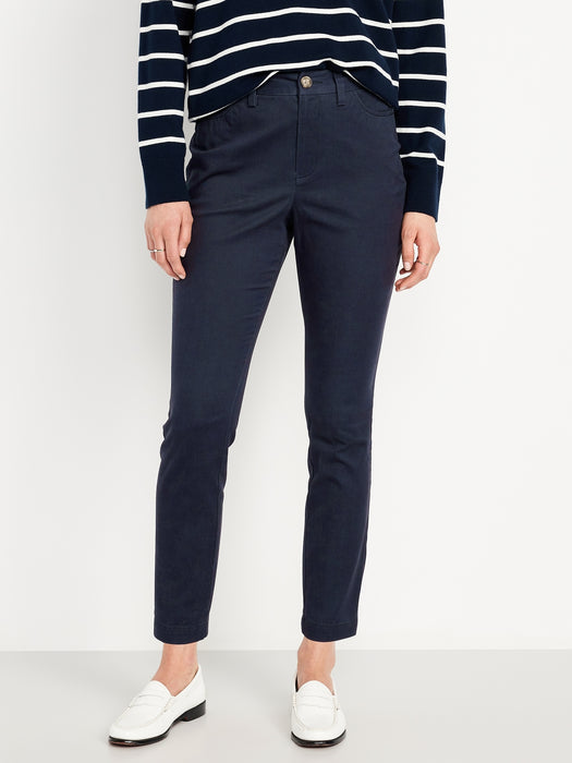 High-Waisted Uniform Skinny Pants