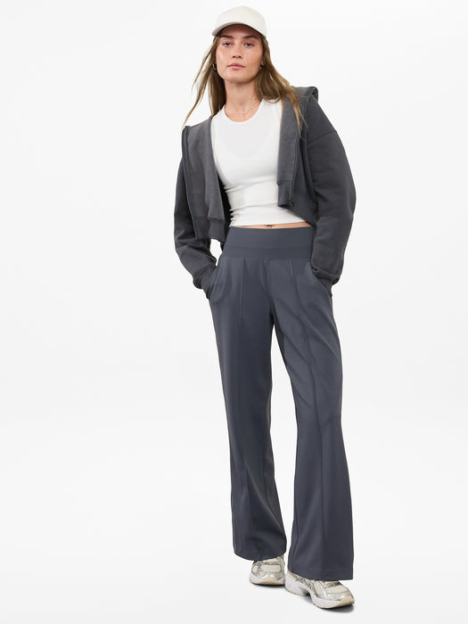 Venice High Rise Track Stripe Wide Leg Pant