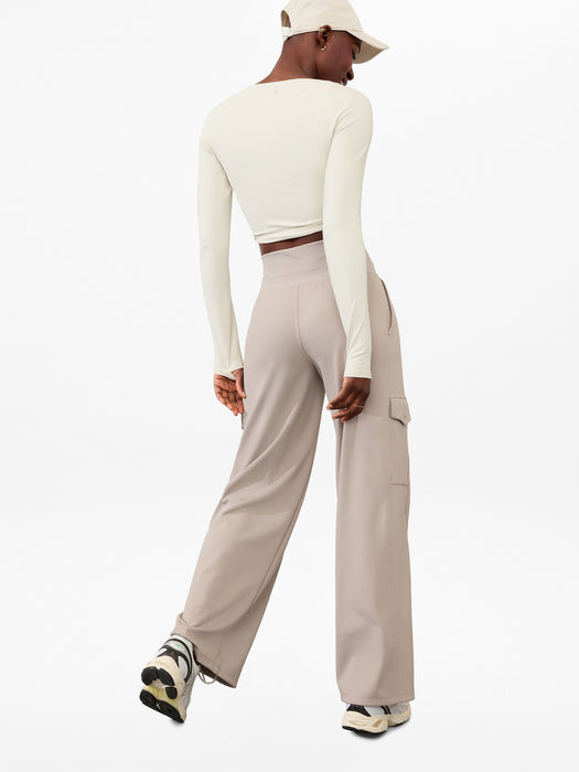 Venice High Rise Wide Leg Cargo Pant
