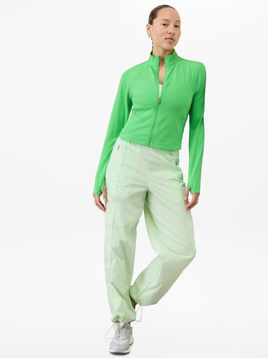 Cascade High Rise Cargo Poplin Pant
