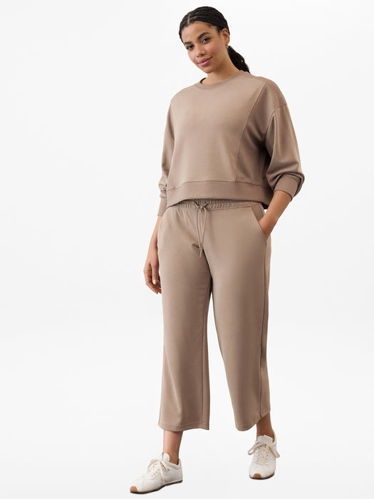 Seasoft Rib Crewneck Sweatshirt