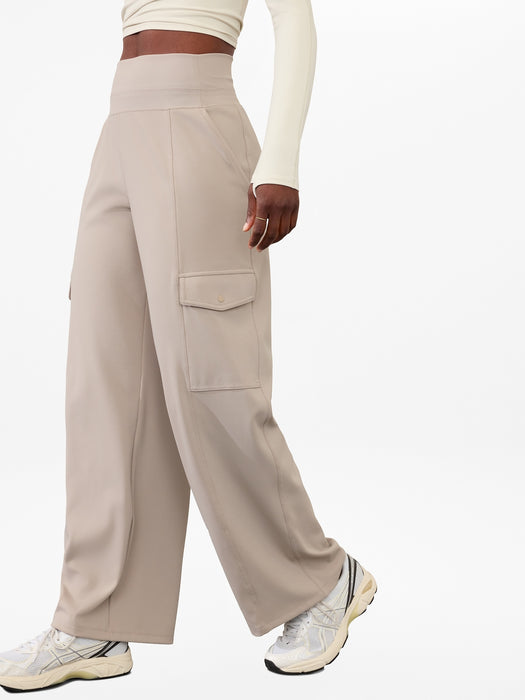 Venice High Rise Wide Leg Cargo Pant