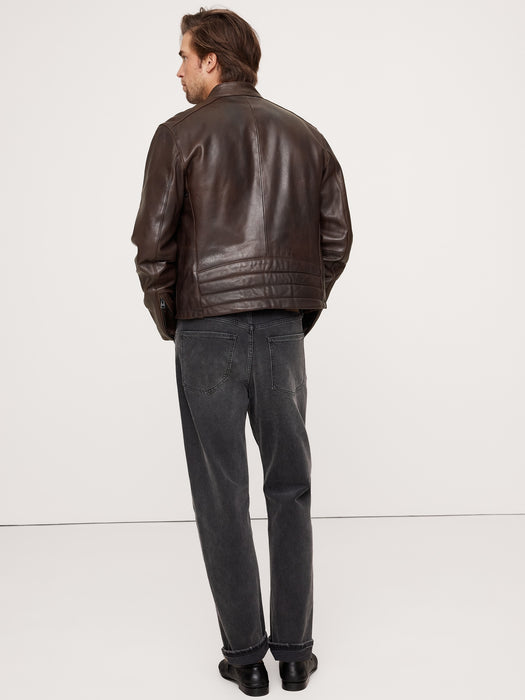 Leather Biker Jacket