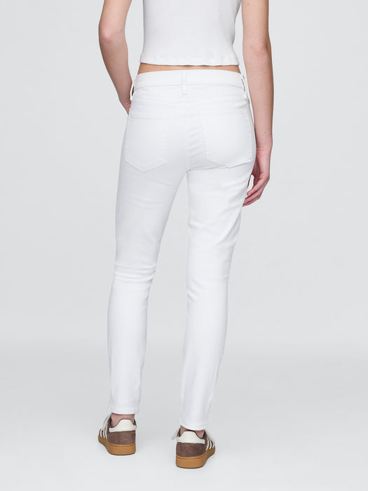 Mid Rise True Skinny Jeans