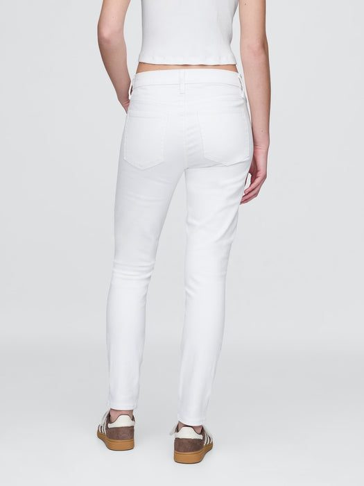 Mid-Rise True Skinny Jeans