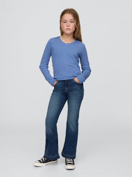 Kids High Rise '70s Flare Jeans